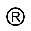 R Inside Circle Logo - Unicode Character 'CIRCLED LATIN CAPITAL LETTER R' (U+24C7)