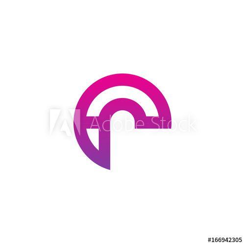 R Inside Circle Logo - Initial letter er, re, r inside e, linked line circle shape logo ...