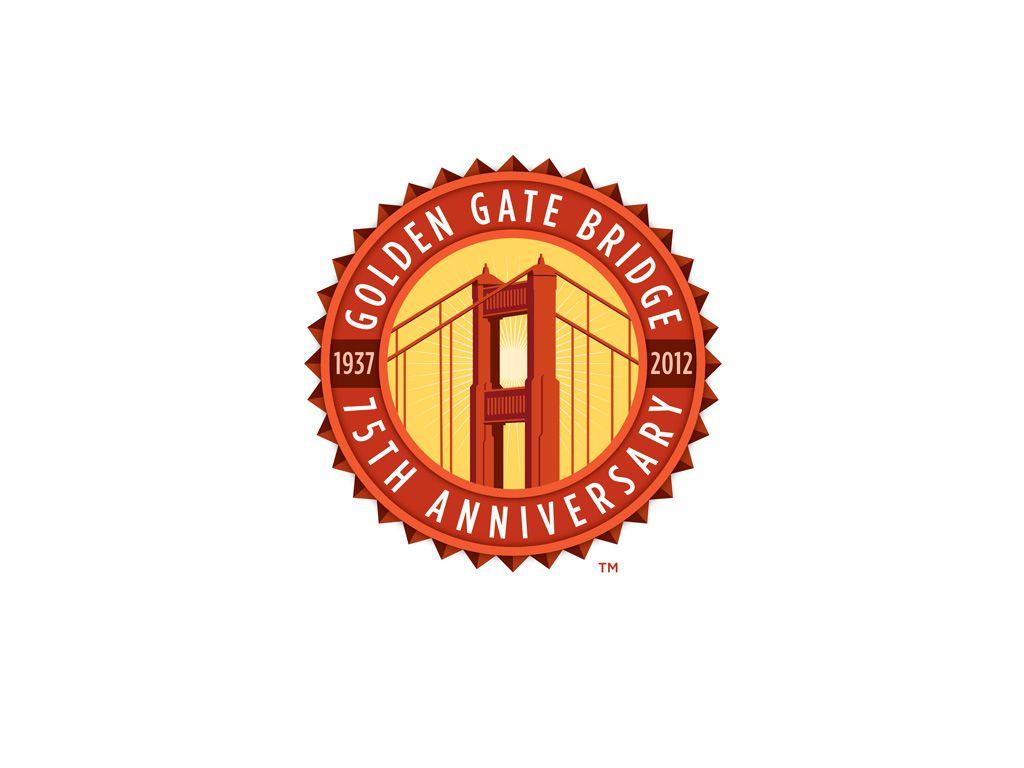 Golden Gate Bridge Logo - Golden Gate Bridge 75th Anniversary Logo - Graphis