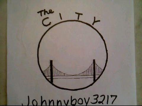 Easiest Logo - How To Draw The Golden State Warriors Easiest Logo Doodle Sketch The City  Gate Bridge NBA Finals