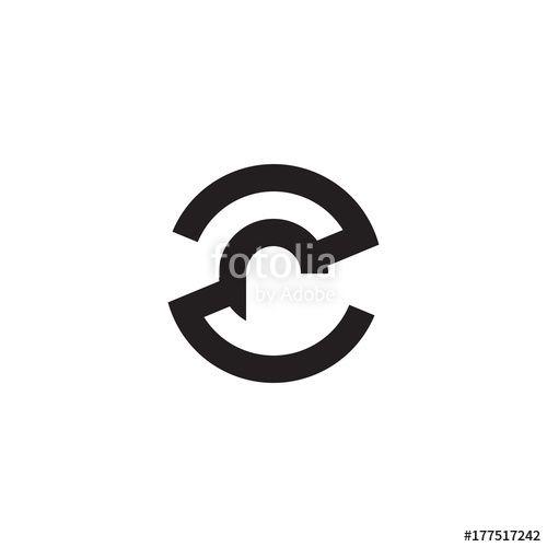 R Inside Circle Logo - Initial letter zr, rz, r inside z, linked line circle shape logo