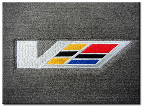 New Cadillac V Logo - Car Motorsports Cadillac Floor Mat Logos