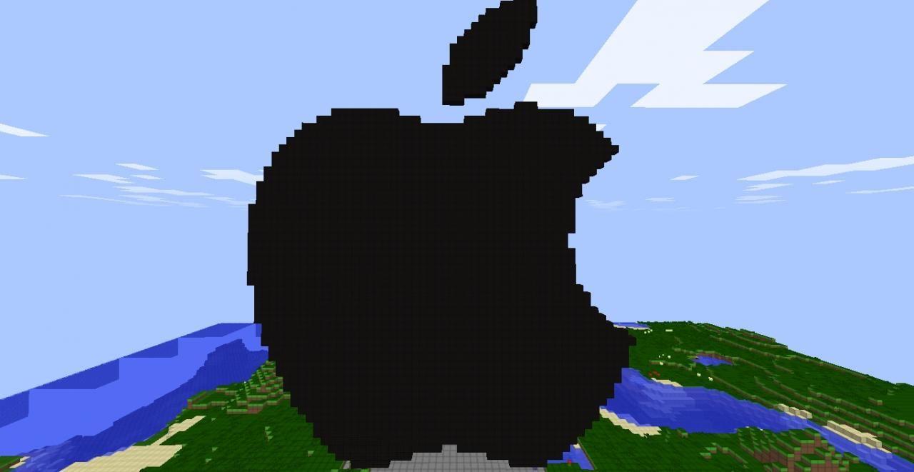 Minecraft Apple Logo - Apple logo Minecraft Project