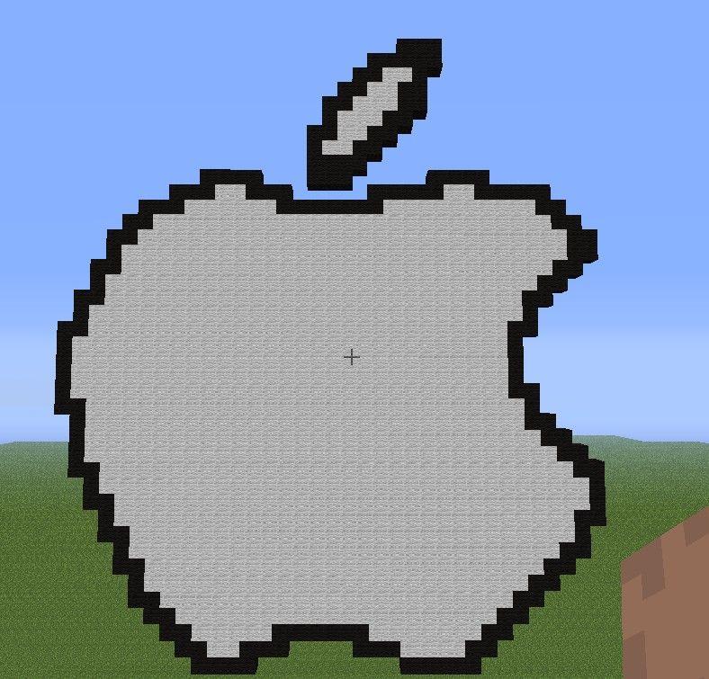 Minecraft Apple Logo - Apple Logo Minecraft Project