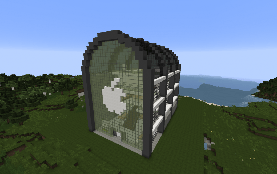 Minecraft Apple Logo - Apple Store (fully furnished), creation