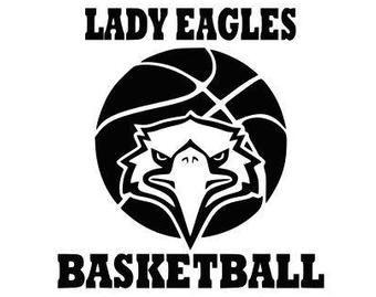 Lady Eagles Basketball Logo - Lady Tigers Basketball high school college SVG File Cutting | Etsy