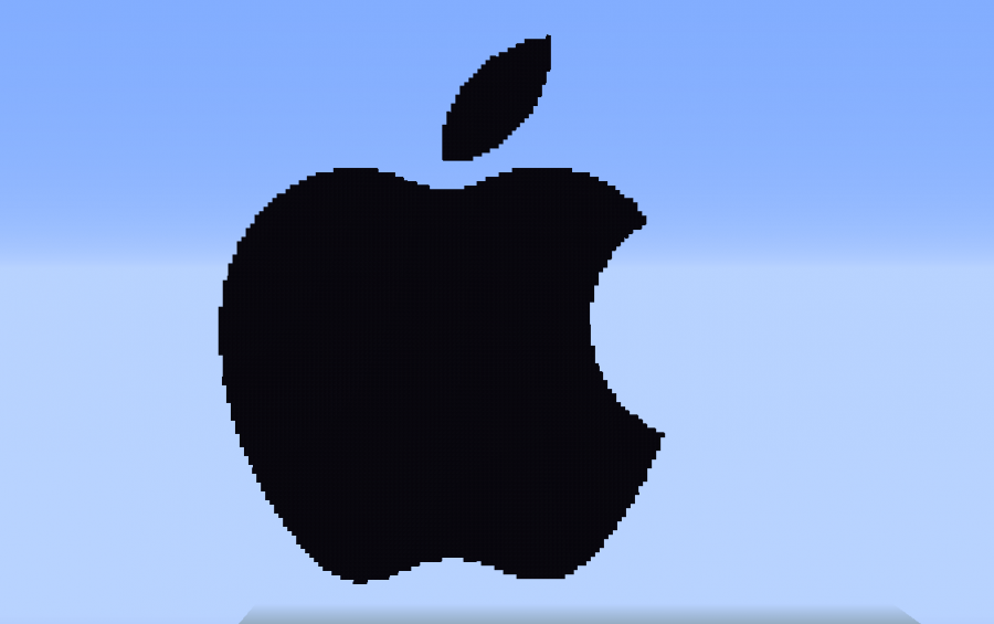Minecraft Apple Logo - Apple Logo, creation #5067