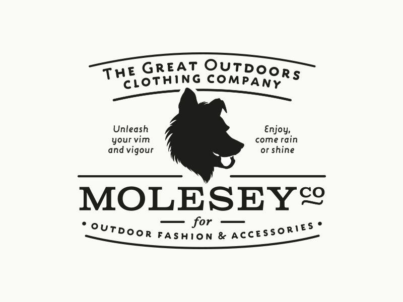 Clothing Company Logo - MoleseyCo: The Great Outdoor Clothing Company Logo Design by