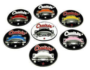 Classic American Car Logo - Americana Belt Buckle Classic American Car Cruisin Design 7 Colours