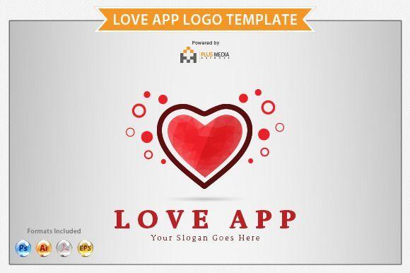Google Plus App Logo - Love App Logo Template | App logo, Logo templates and Template