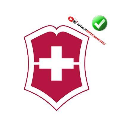 White with Red Background Logo - Logo quiz answers
