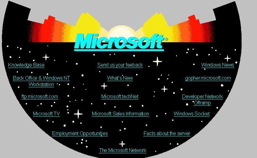 Microsoft Network Old Logo - Check Out Microsoft's Hilarious Old-School Homepage From 1994