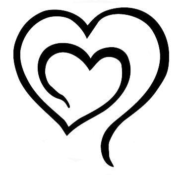 Black Heart Logo - Eve's Heart Logo Products | Eve Hogan
