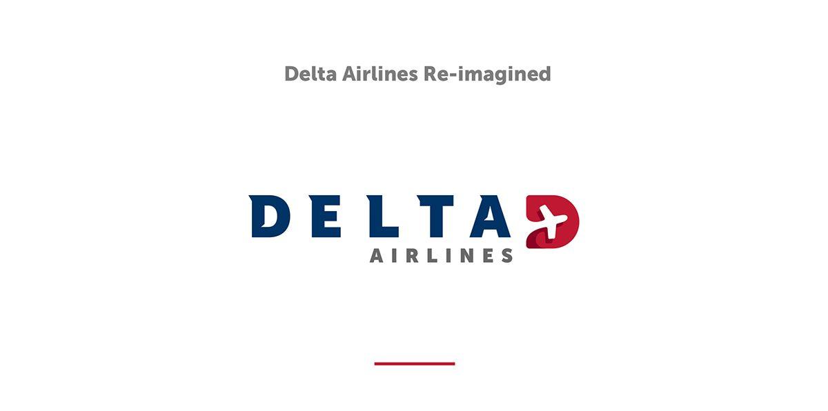 Delta Air Lines Logo - Delta Air Lines Branding Redesign on AIGA Member Gallery