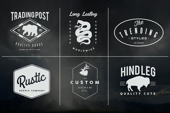 Rustic Logo - Six Rustic Logos ~ Icons ~ Creative Market