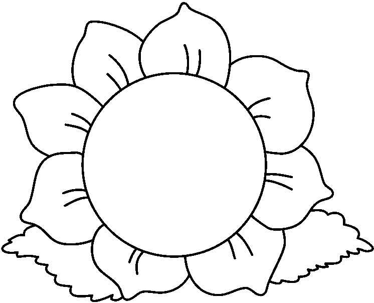Flower Clip Art Black and White Logo - Free Flower Images Black And White, Download Free Clip Art, Free ...
