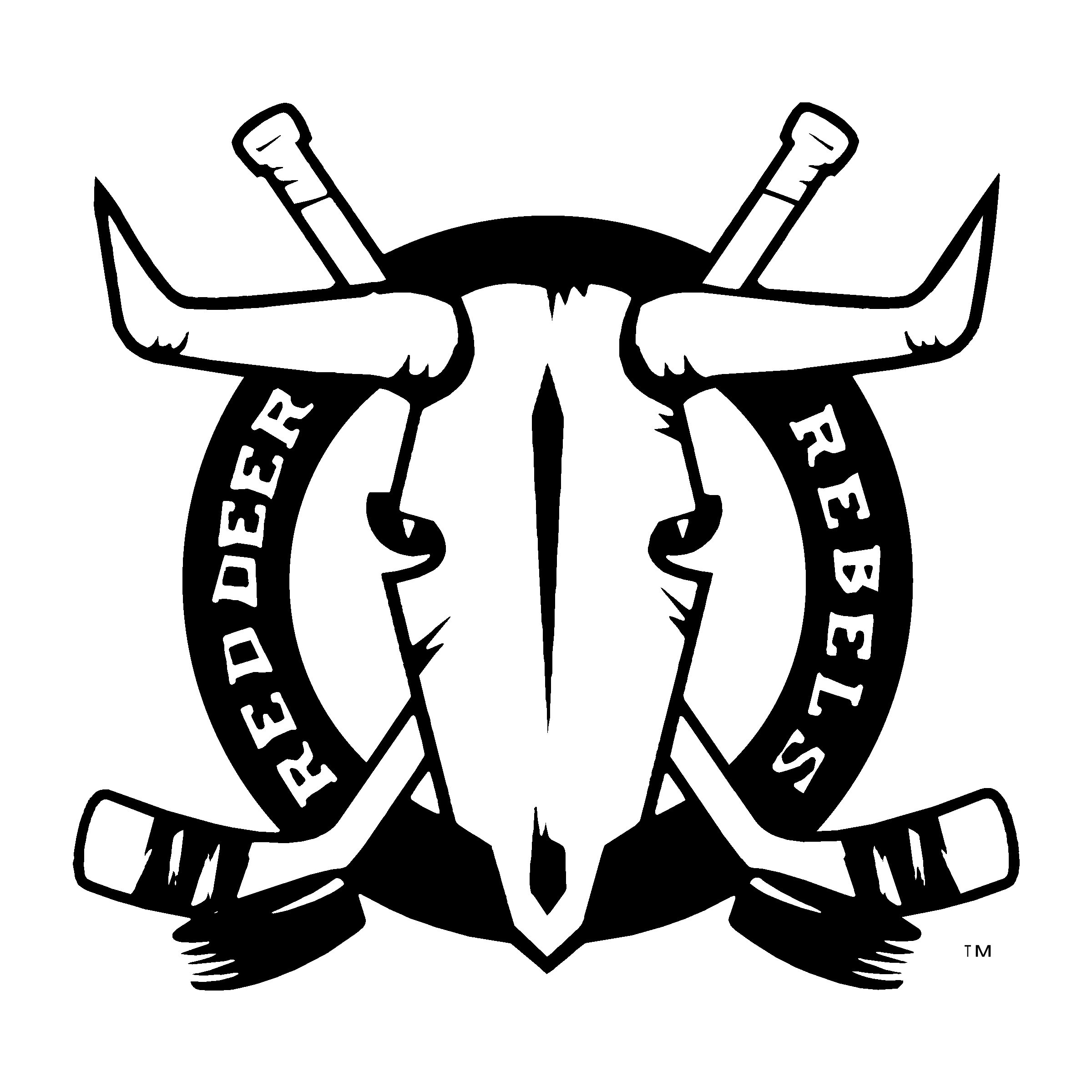 Black White Rebels Logo - Red Deer Rebels Logo PNG Transparent & SVG Vector