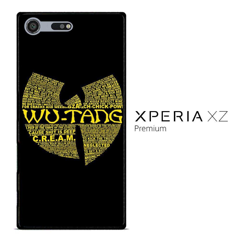 Sony Phone Logo - Wu Tang Quote Logo Sony Xperia XZ Premium Case – VIZXY