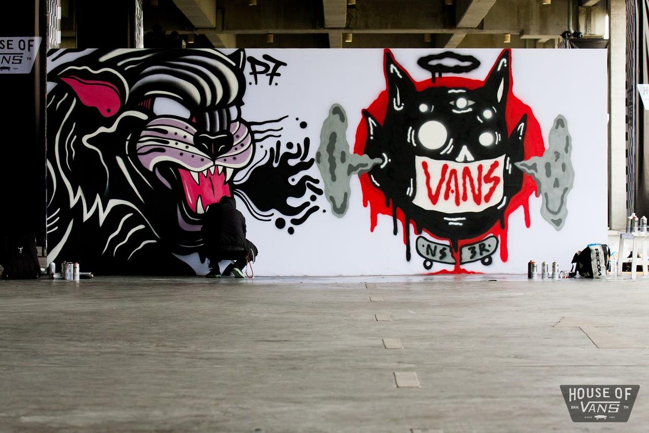 Graffiti Vans Logo - HOUSE OF VANS LANDED BANGKOK - Vans Singapore Official Site