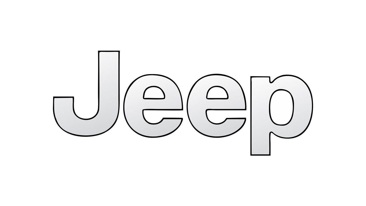 White Jeep Logo - How to Draw the Jeep Logo (symbol, emblem) - YouTube