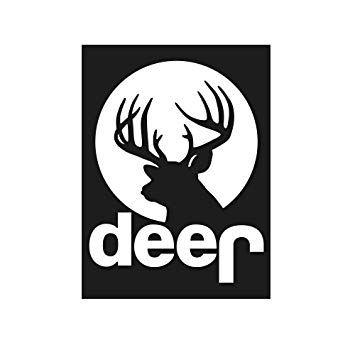 Jeep White Logo - ViaVinyl Jeep deer logo premium decal 3 white for Yeti