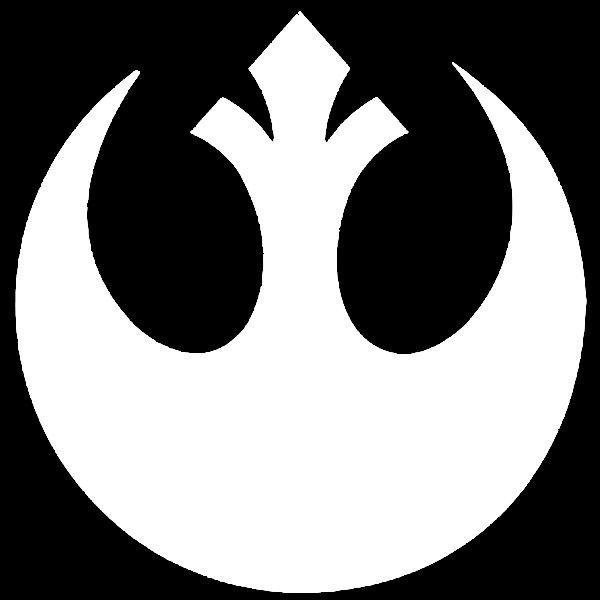Black White Rebels Logo - Rebel Alliance Logo Decal - Decal Design Shop