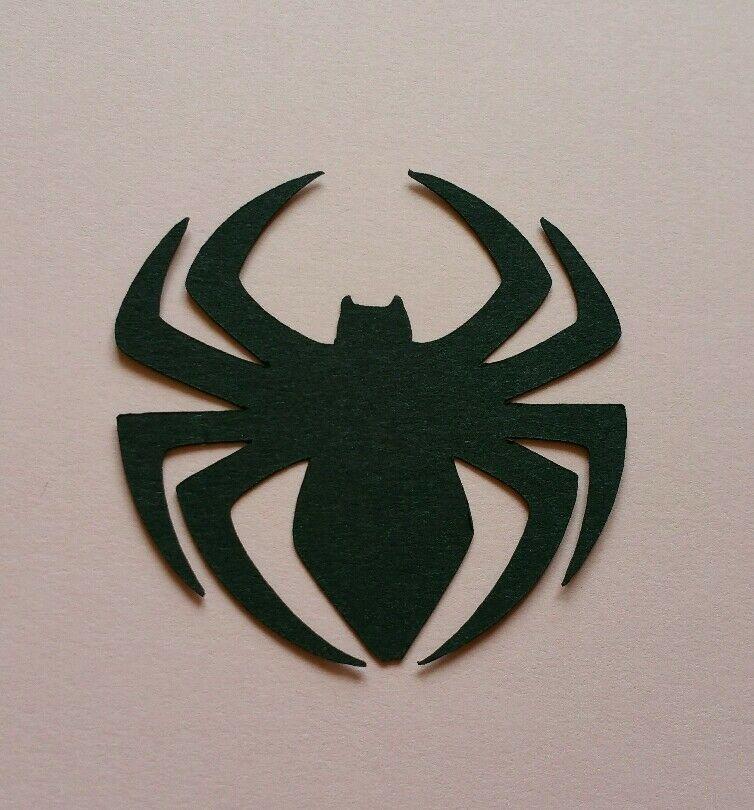 Spider -Girl Logo - x Handmade Spiderman Spider LOGO silhouettes craft card making