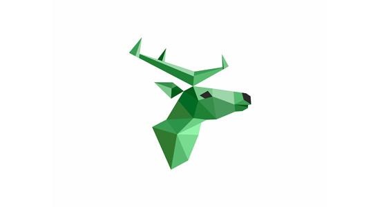 Green Polygon Logo - Low Polygon Logo Designs: 45 Amazing Animal Logos