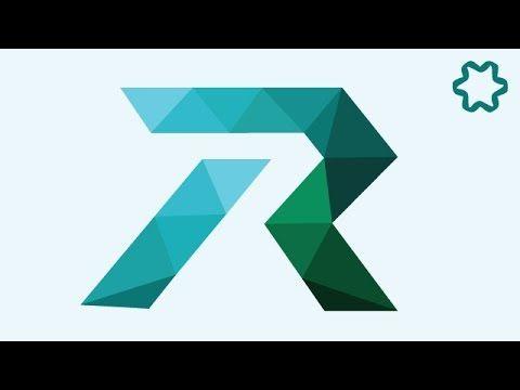 Green Polygon Logo - illustrator tutorial logo design tutorial / low