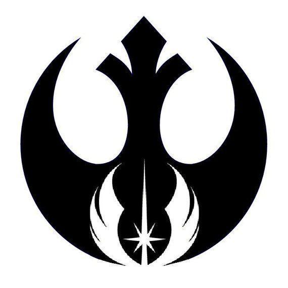 Black White Rebels Logo - Star Wars Vinyl Car Decal | Products | Pinterest | Star wars tattoo ...