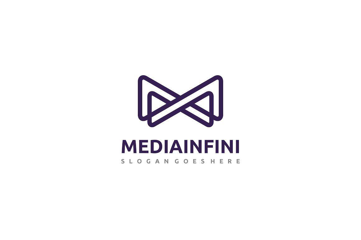 Infinity Logo - Media Infinity Logo Logo Templates Creative Market