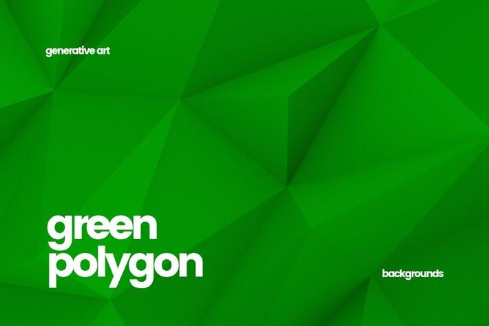 Green Polygon Logo - Green Polygon Backgrounds by themefire on Envato Elements