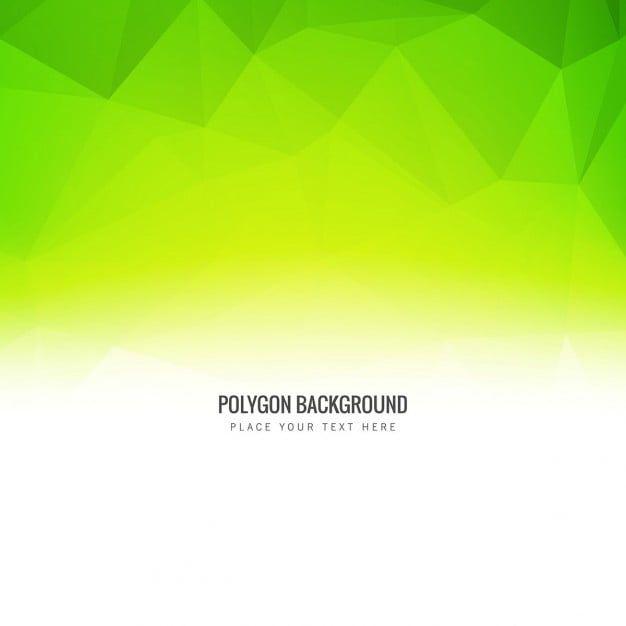 Green Polygon Logo - Green polygonal background eps file