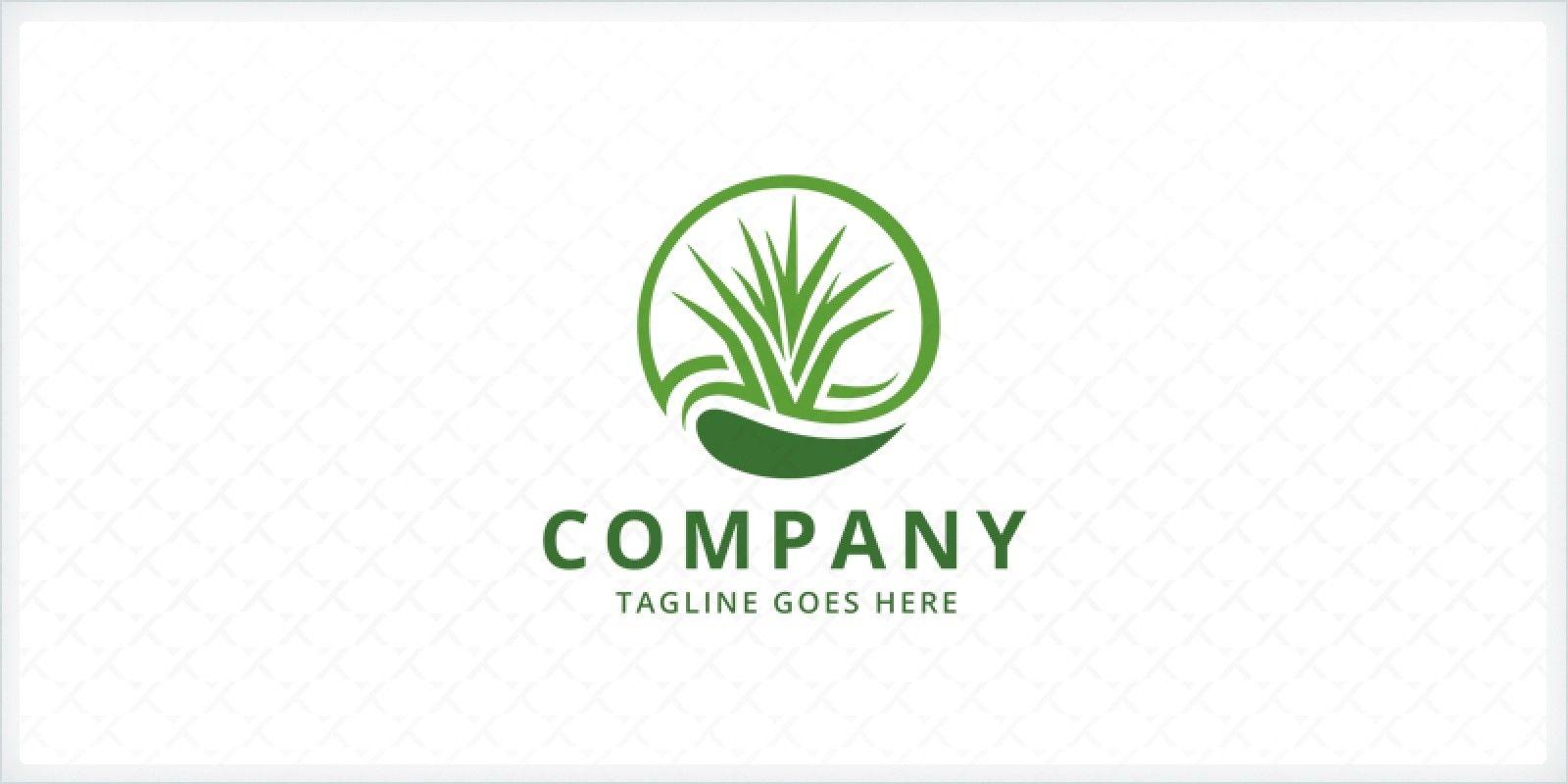 Landscaping Logo - Turf Grass - Landscaping Logo Template | Codester