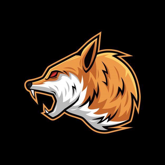 Orange Wolf Logo - Scream roar wolf vector illustration mascot logo Vector | Premium ...