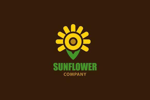 Sunflower Logo - Sunflower Logo ~ Logo Templates ~ Creative Market