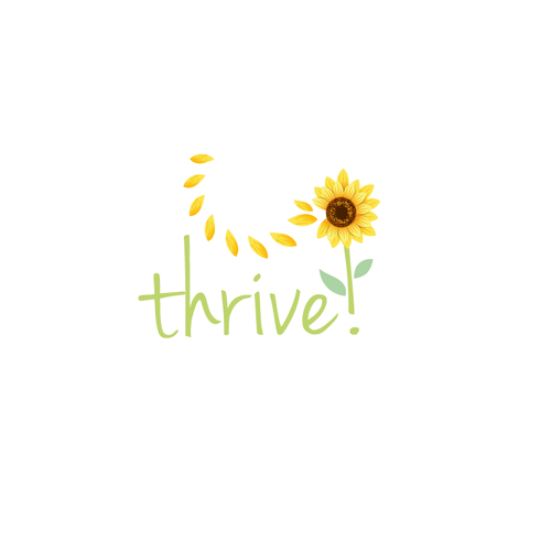 Sunflower Logo - Creat a spiraling sunflower logo for Thrive! a senior care company