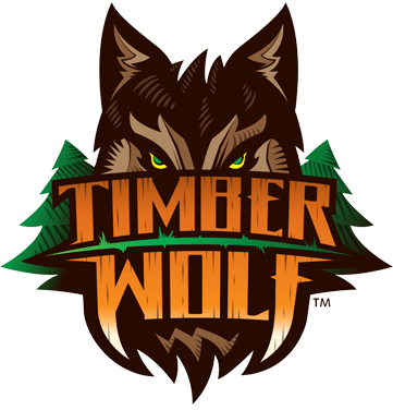 Orange Wolf Logo - Timber Wolf - Wooden Roller Coaster | Worlds of Fun