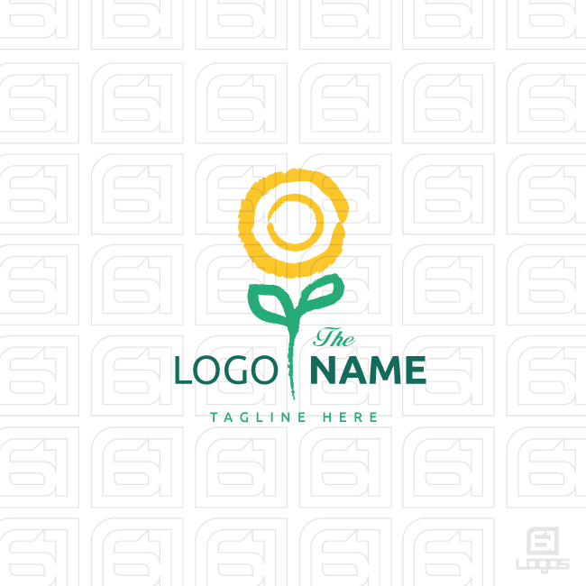 Sunflower Logo - 61Logos a brand new & unique custom logo design! Sunflower