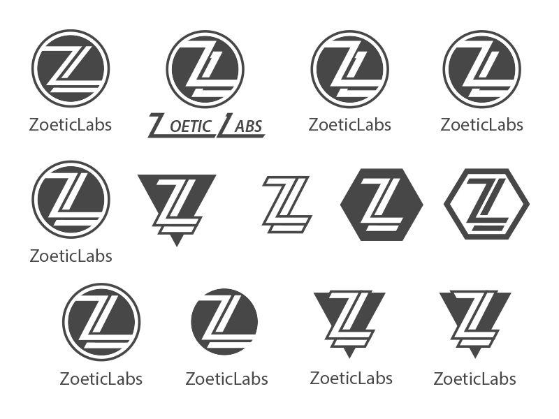 ZL Logo - Zoetic Labs Logo Development