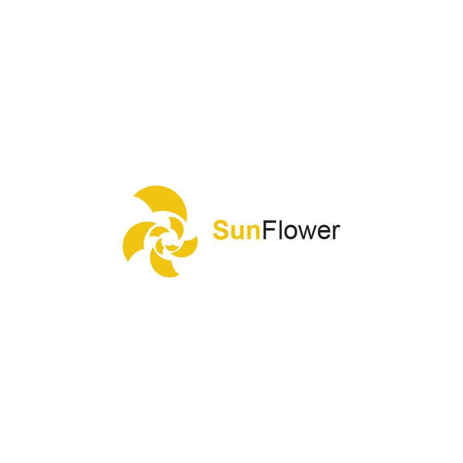 Sunflower Logo - Entry #194 by zsigmondistvan for Design Sunflower logo | Freelancer