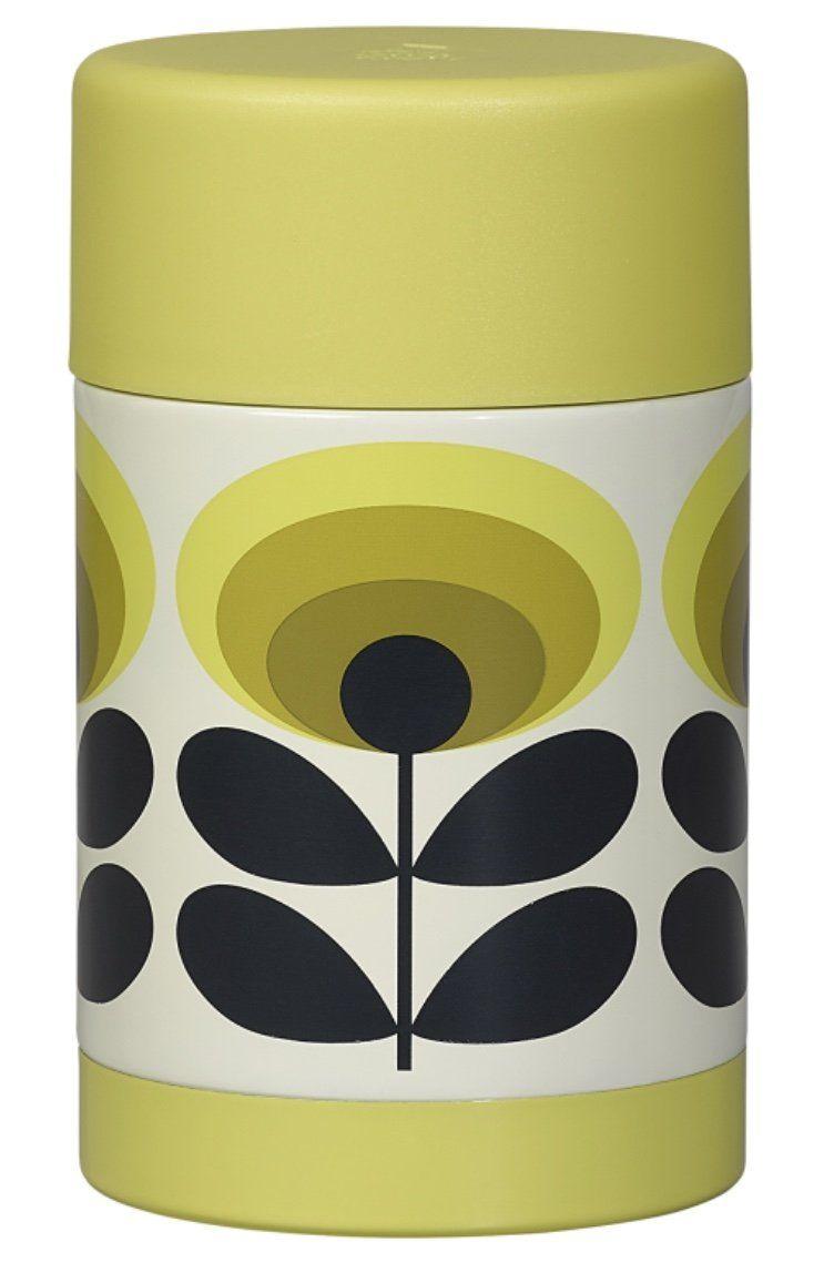 70s Flower Logo - Orla Kiely 70s Flower Oval Flask