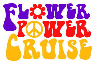 70s Flower Logo - Home. Flower Power Cruise