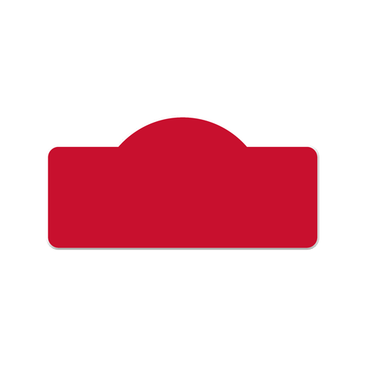 Half a Red N Logo - Name badge | Badgemaster