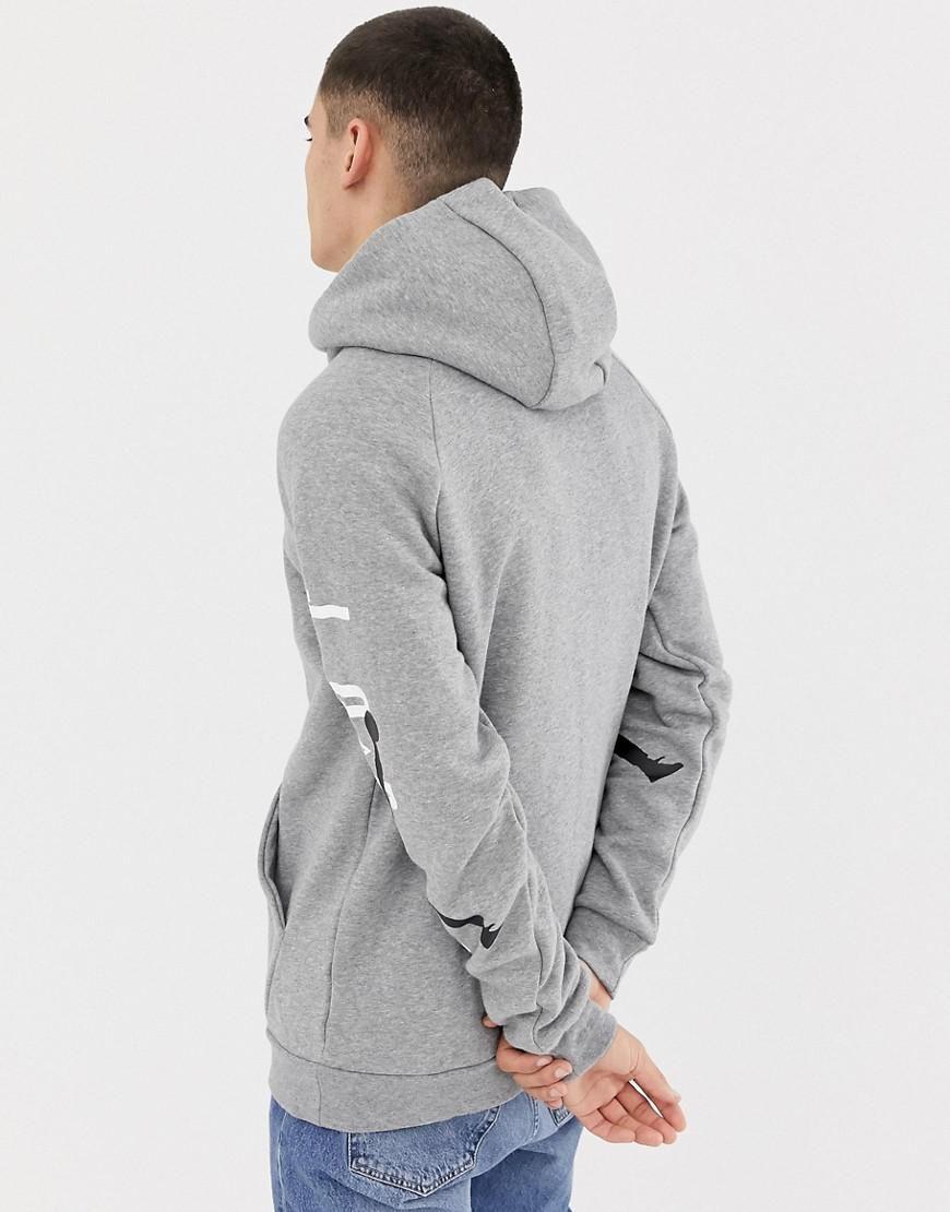 Grey Nike Logo - Nike Nike Logo Pullover Hoodie In Grey At4911-091 in Gray for Men - Lyst