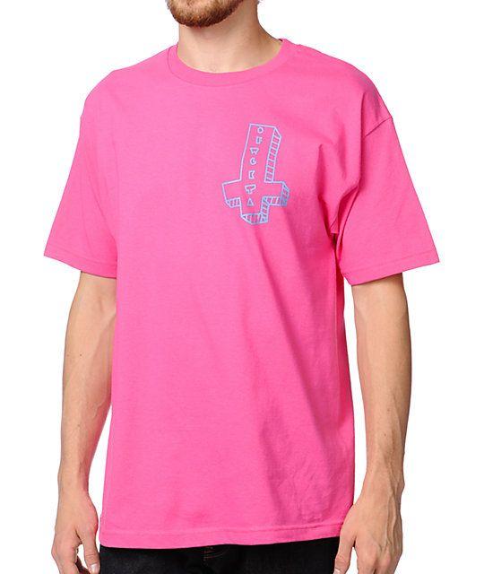 Odd Future Cross Logo - Odd Future Its Us Cross Pink T-Shirt | Zumiez