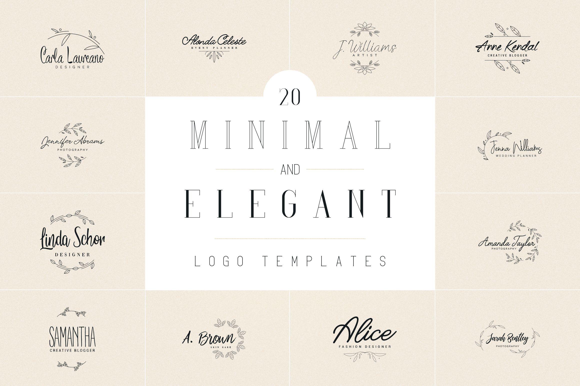 Elegant Logo - 20 Minimal and Elegant Logos