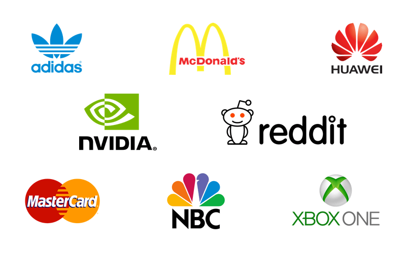 Different Types of Companies Logo - Typography Logo Design: Tips, Examples, Ideas