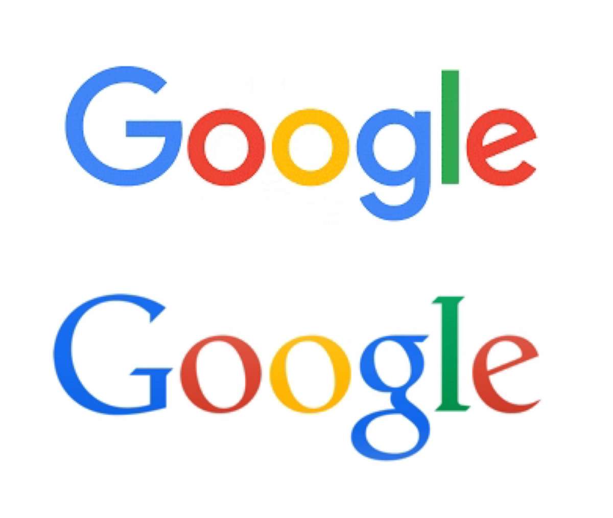 Previous Google Logo - Google's new logo's cleaner, rounder and, according to