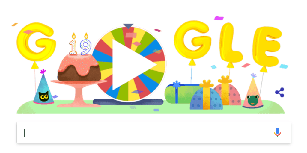 Past Google Logo - Google Doodle: 5 Awesome Games for Google's Birthday | Fortune